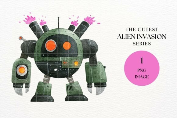 Alien Robot Mech Battle Clipart PNG: Choosing and Using This Dynamic Design Element Wisely