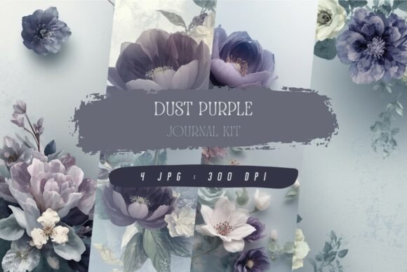 Dust Purple Journal Kit, Wallpaper – A Distinctive Choice for Creative Paper Projects