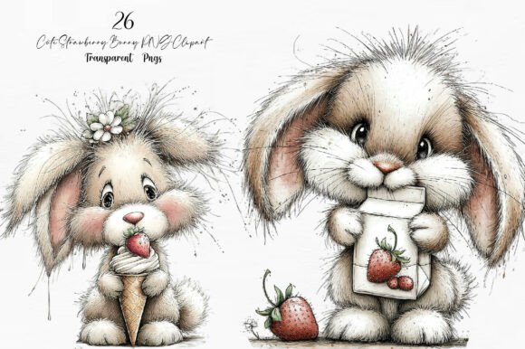 How Cute Strawberry Bunny PNG Clipart is Capturing the Hearts of Creatives and Entrepreneurs