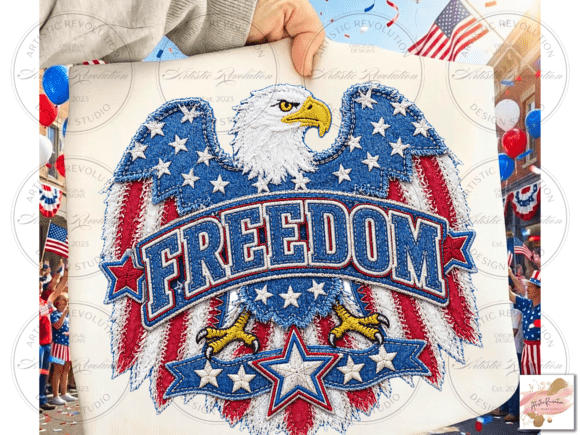 Patriotic Eagle PNG: USA Freedom Art for Creative Projects