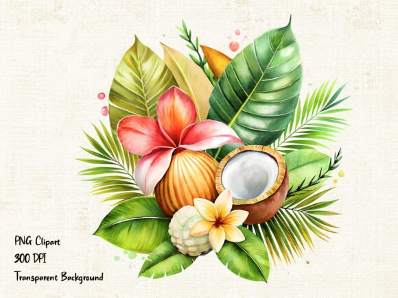 Tropical Coconut Flower PNG Clipart: What You Need to Know Before You Buy