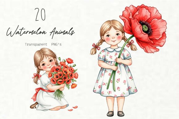 Watercolor Poppy Girl PNG Clipart: What You Need to Know Before You Buy