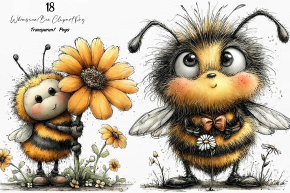 Whimsical Bee Clipart PNG: Creative Uses for Every Project
